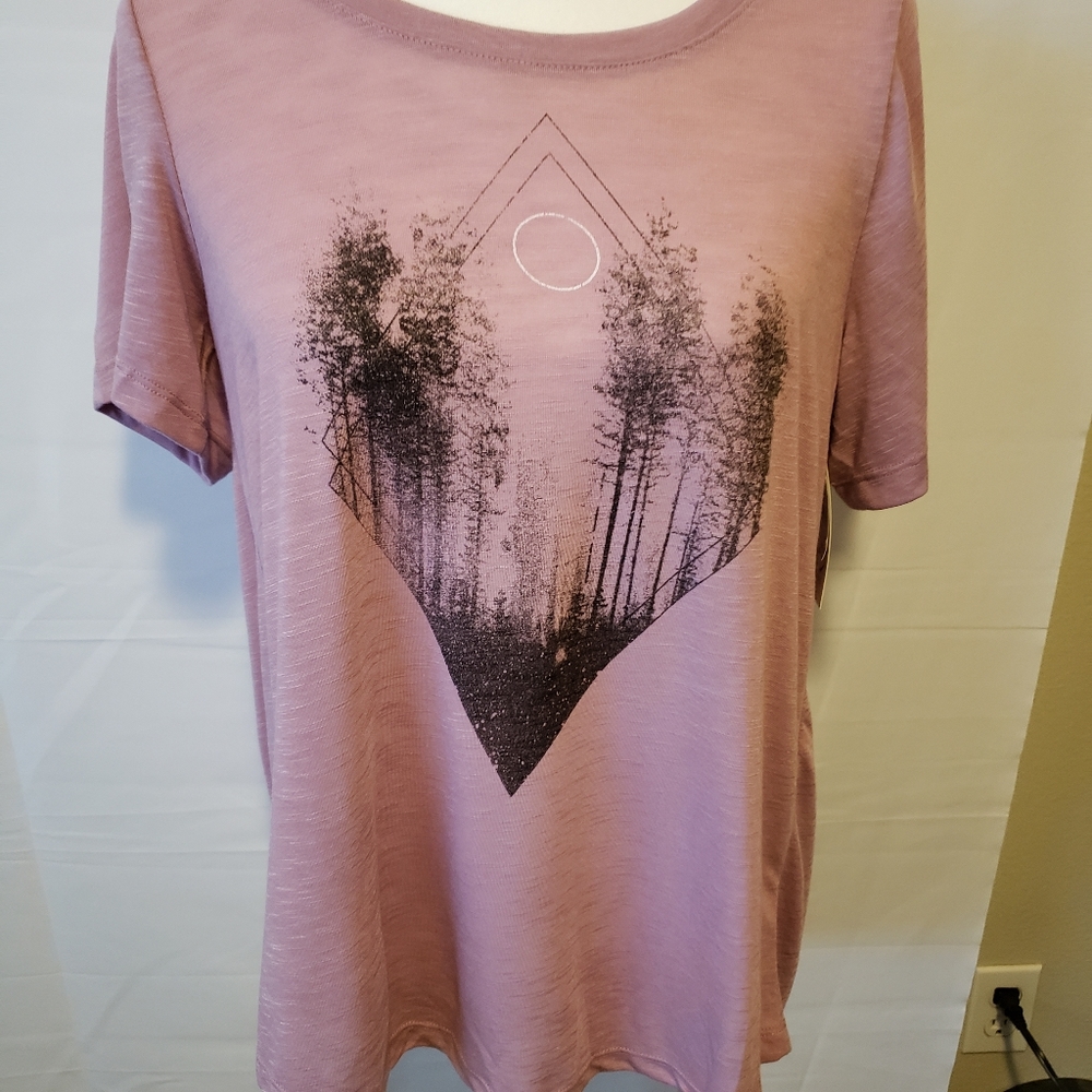 Women's Sleep Short Sleeve Shirt M - Picture 1 of 5
